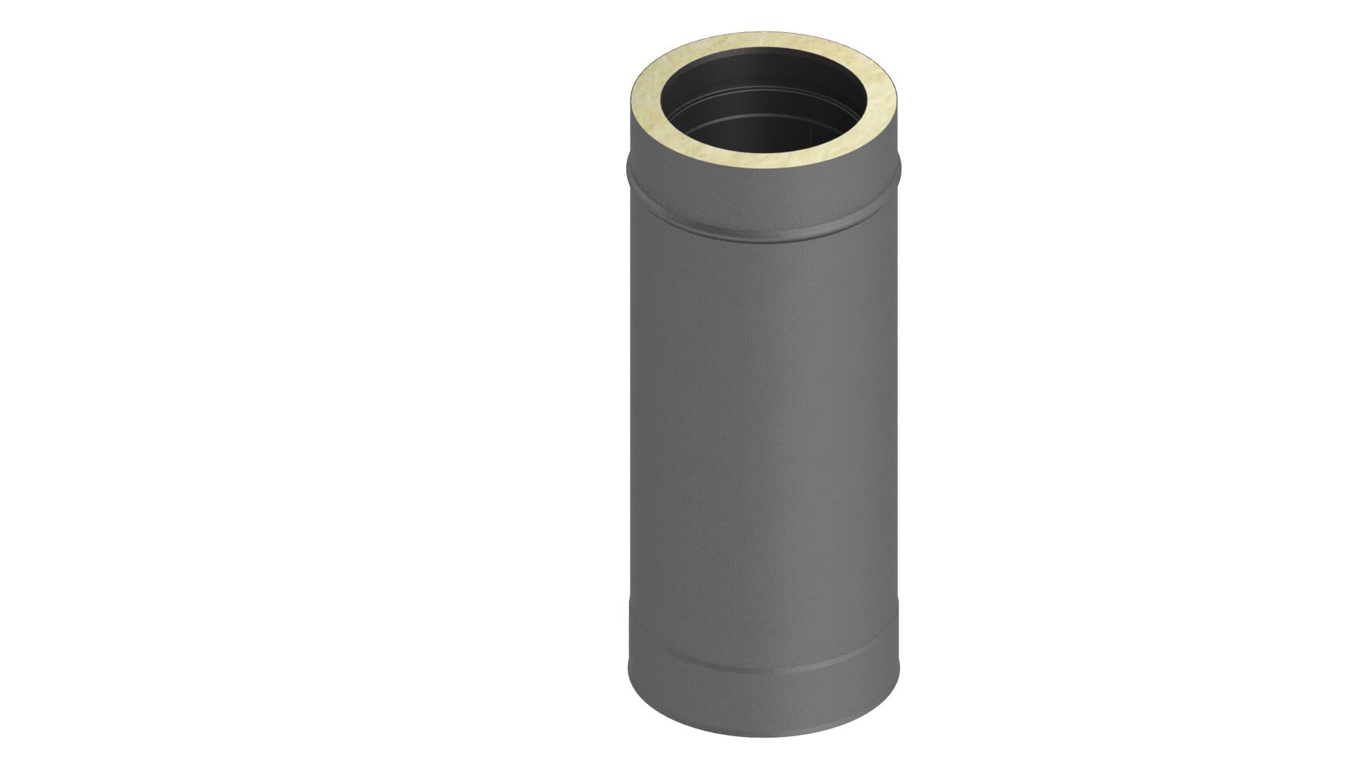 Längenelement 500 mm für doppelwandige Zuluftsysteme grau