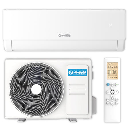 OLIMPIA SPLENDID Klimaanlage NEXYA S5 E INVERTER Set mit Wandgeraet, Aussengeraet und Fernbedienung in Weiss | Klimaworld.com
