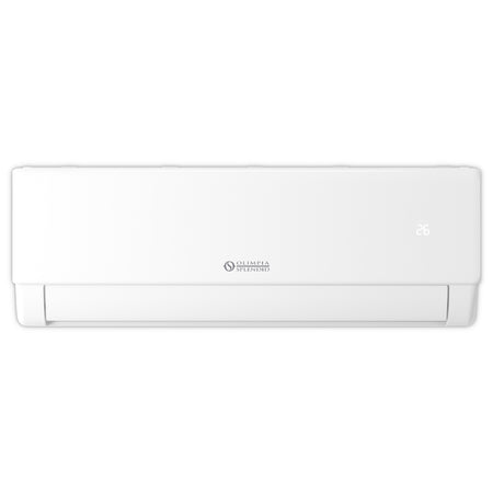 OLIMPIA SPLENDID NEXYA S5 E INVERTER weisses Wandgeraet mit abegrundeten Ecken und Temperaturanzeige, Markenlogo mittig | Klimaworld.com