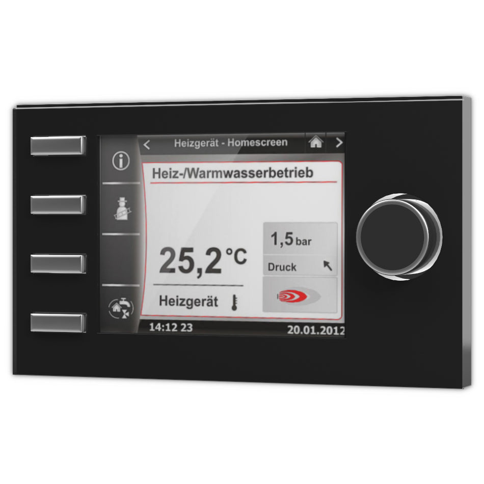 WOLF | Bedienmodul BM-2 ohne Außentemperaturfühler | schwarz