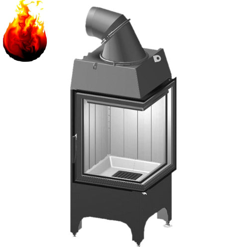 Spartherm Kamineinsatz Brennzelle Mini 2R-4S Linear 4s, Eckscheibe