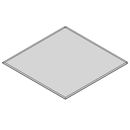 TermaTech | Bodenplatte Quadrat Facet | 1000×1000×6 mm | Glas