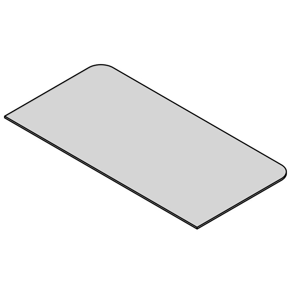 TermaTech | Bodenplatte Rechteck | 400×800×6 mm | Glas