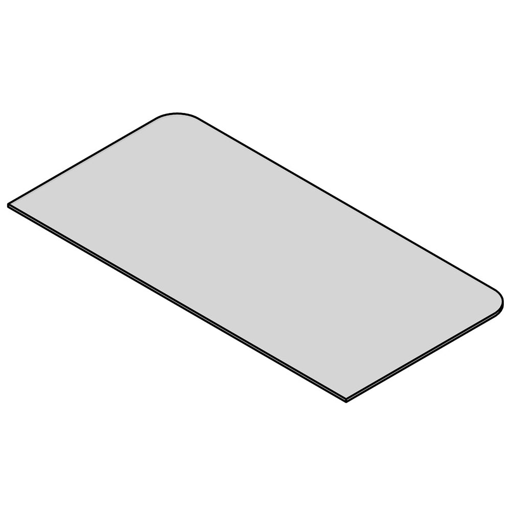 TermaTech | Glas-Bodenplatte | Rechteck | Größe wählbar