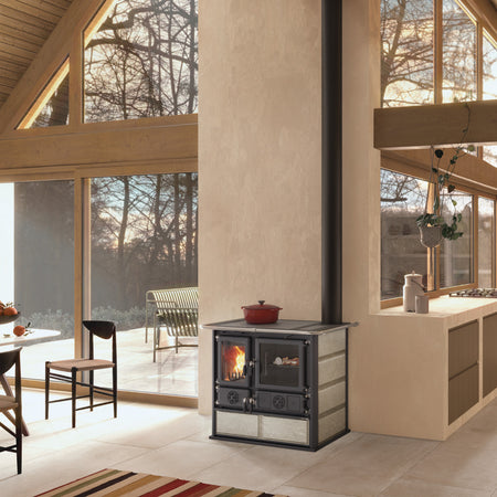 La Nordica Holzherd Rosa.16 Naturstein Ambiente | Klimaworld.com