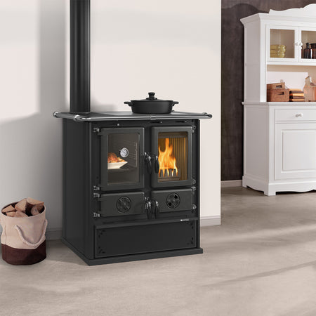La Nordica Kuechenofen ROSETTA SX.16 schwarz Ambiente | Klimaworld.com