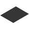 TermaTech | Bodenplatte Rechteck | 660×800×2 mm | Stahl | Schwarz