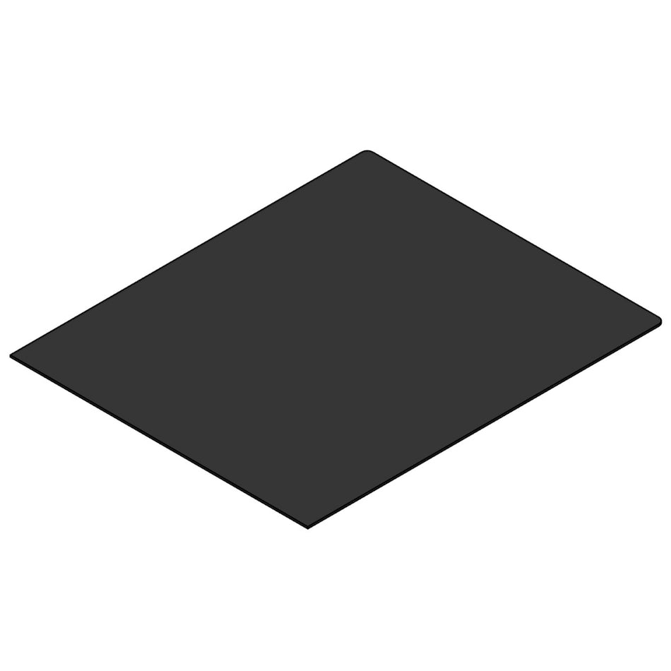 TermaTech | Bodenplatte Rechteck | 990×1240×2 mm | Stahl | Schwarz