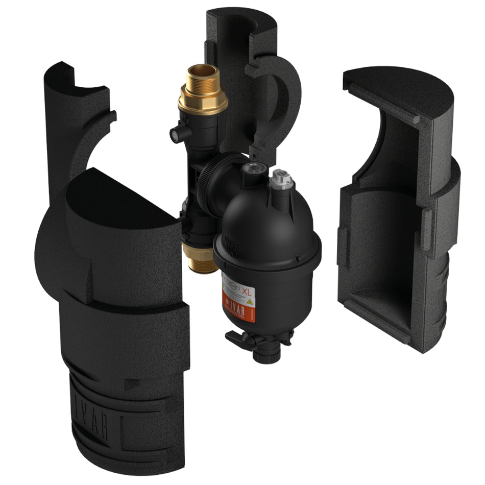 Viessmann Waermepumpen Zubehoerset Heizungsfilter Dirtstop XL 5/4'' mit schwarze Daemmhuelle und Filter | Klimaworld.com