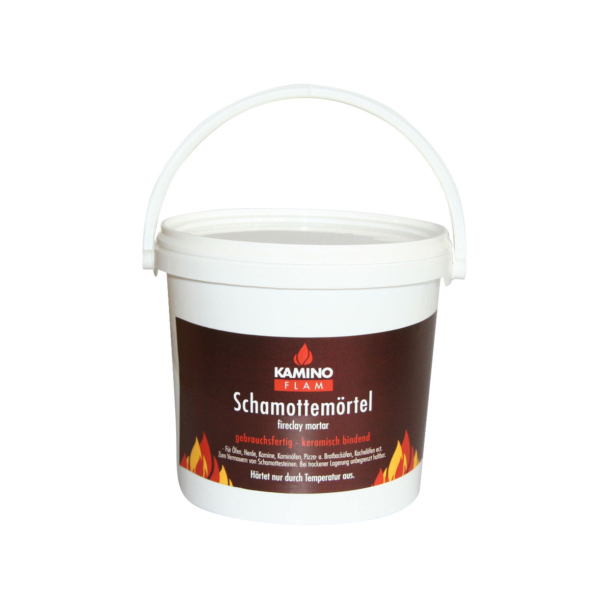 Schamottemörtel Schamottekleber 1 kg Eimer Kamino-Flam