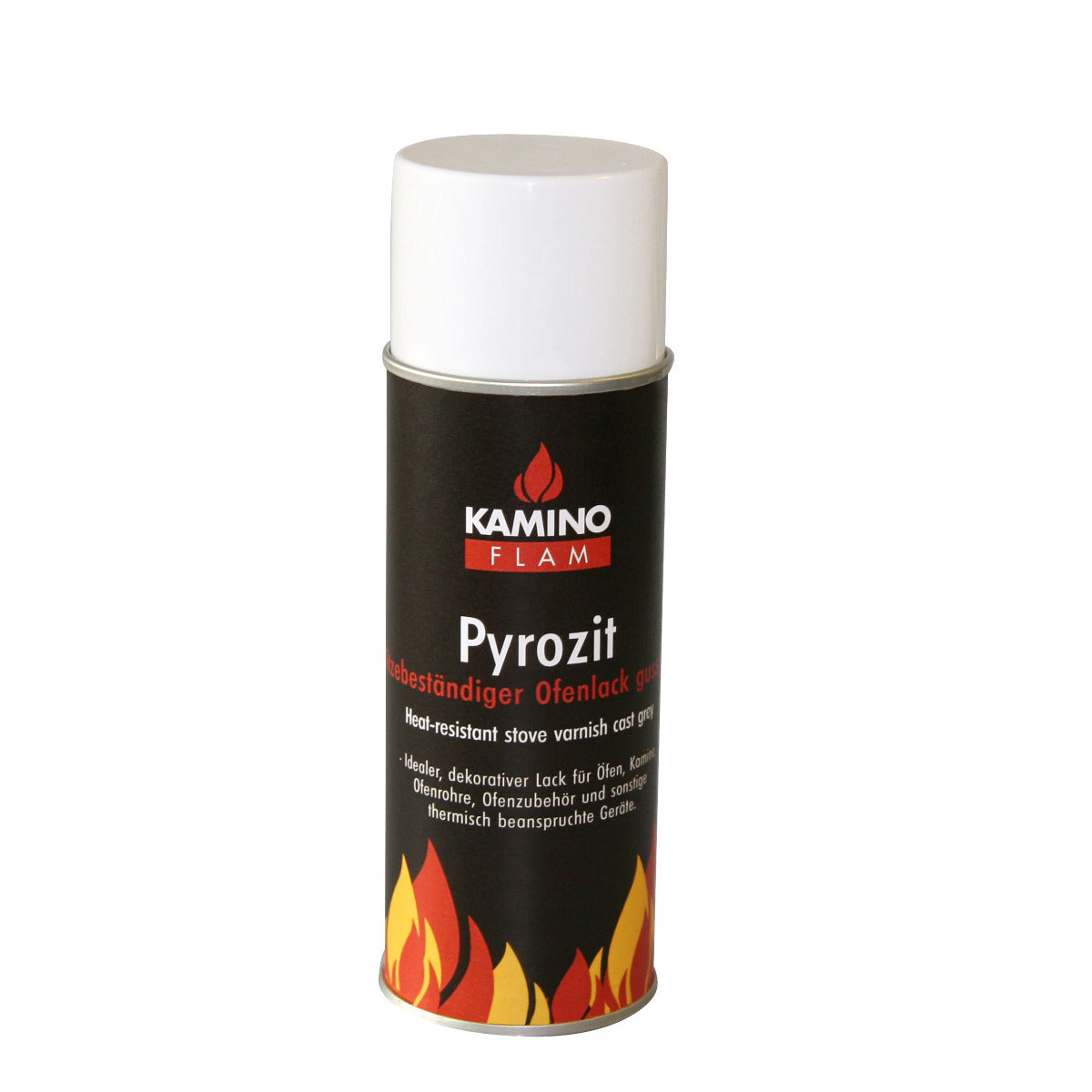 KaminoFlam Ofenlackspray | matt grau 300ml | Klimaworld.com