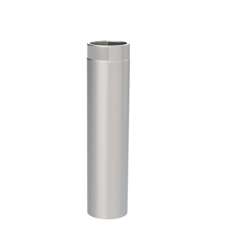 Jeremias Ofenrohr Längenelement 750mm | Edelstahl gebürstet