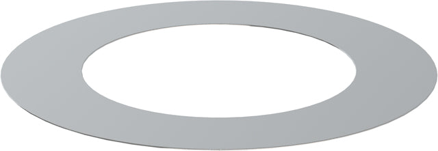 Jeremias Ofenrohr Wandrosette 55mm | Edelstahl gebürstet