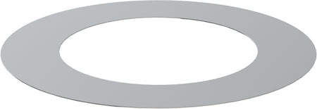 Jeremias Ofenrohr Wandrosette 55mm | Edelstahl gebürstet