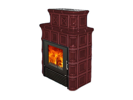Wasserkachelofen 18 KW Mijava Super Max I K220 Coventry I BORDEAUX 