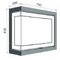 Wanders S 75 Ecke | Zierleiste 55 mm 4-seitig