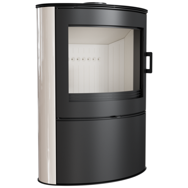 Kratki Kaminofen Koza AB S/2/KAFEL/KREM | Keramik creme | 10 kW ➔ klimaworlv.com