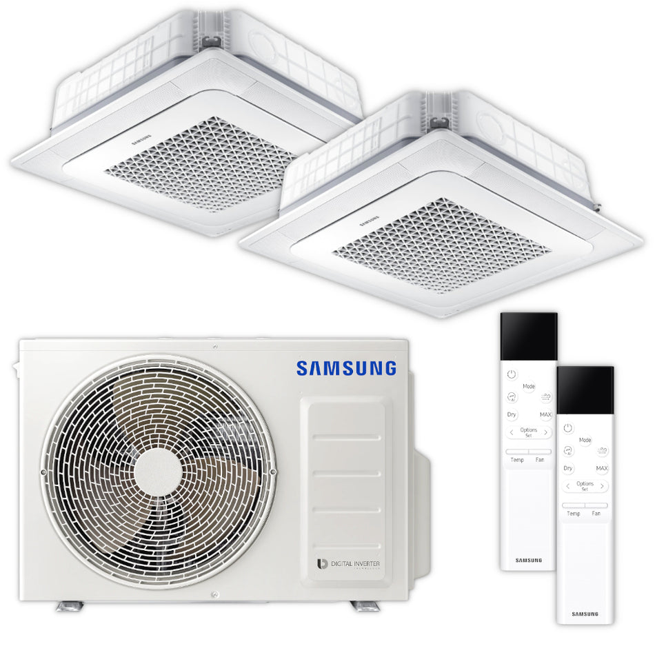 SAMSUNG | Mini-Deckenkassetten WindFree | 2,6 kW + 2,6 kW | Quick-Connect