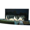 ebios-fire Wandkamin | Elipse Wall | Chrom