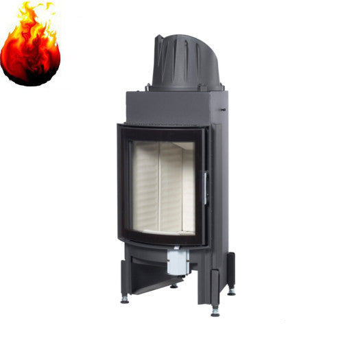 Austroflamm Kamineinsatz 45K gebogene Scheibe 6 kW DIBt Zulassung 