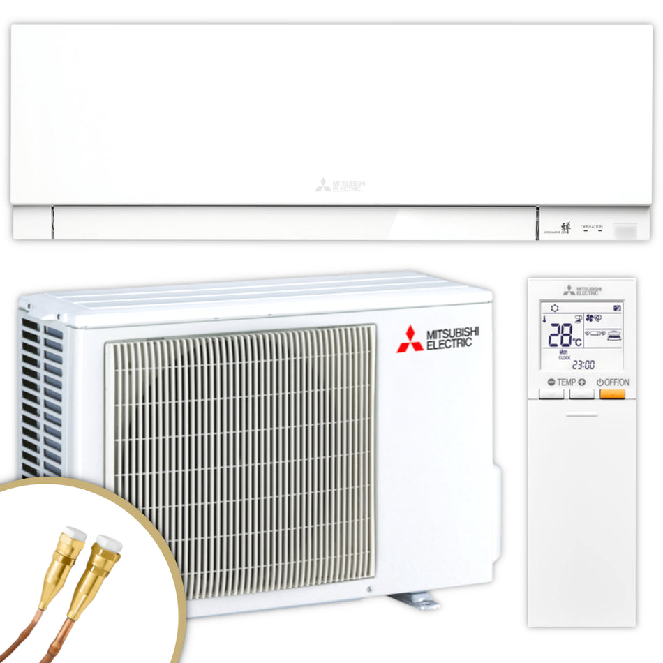 Mitsubishi Split Klimaanlage Set | MUZ/MSZ-EF35VGKW | 3,5 kW | klimaworld.com