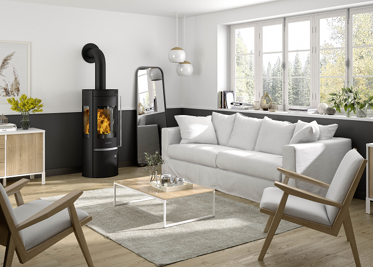 ORANIER | Corso Tre | Kaminofen | Schwarz | Dauerbrandofen | 6.0 kW 