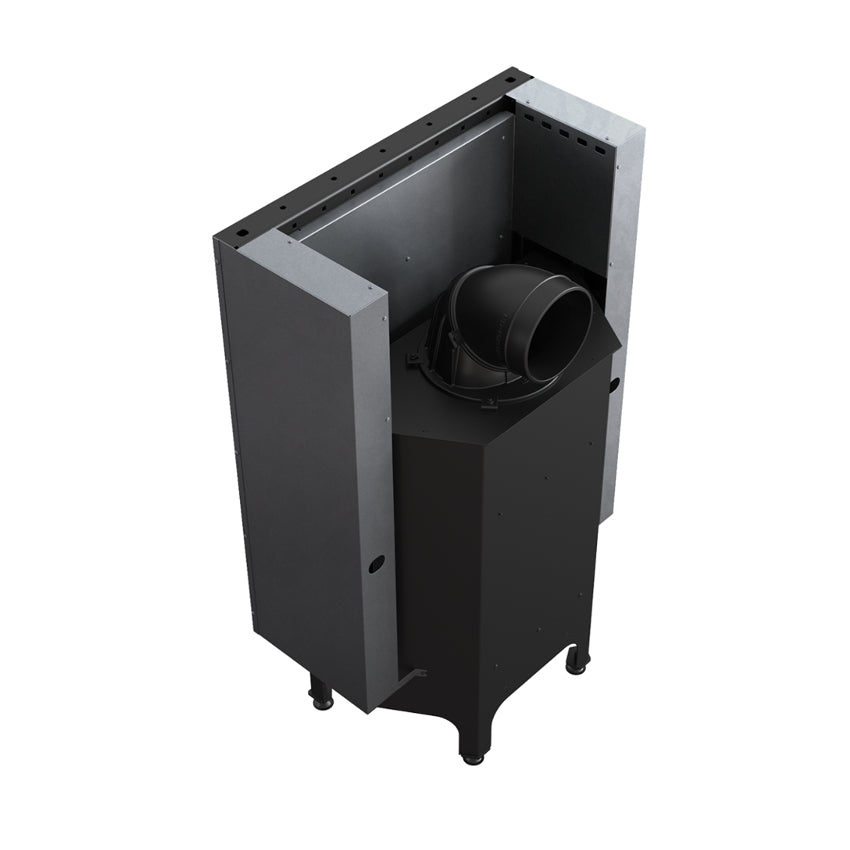 Warmluftkamineinsatz Kratki Nadia 10, hochschiebbar,10kW