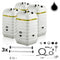 ROTEX Variosafe Heizöltank im Tank 4x 750L+Grundpaket ANK+3xB2, VSF12*