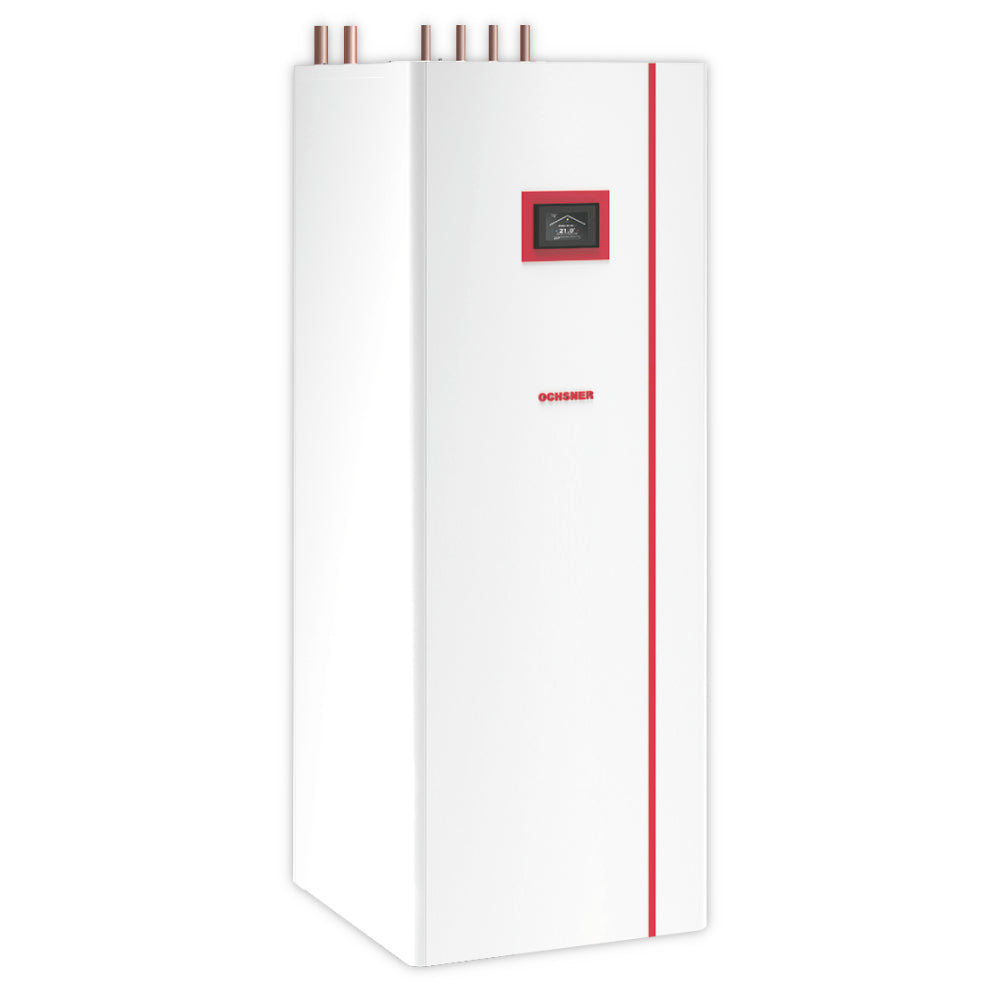 Ochsner AIR MILAN 612 T200 Multitower als weisser, hoher Korpus mit Display und sichtbaren Rohranschluessen | Klimaworld.com