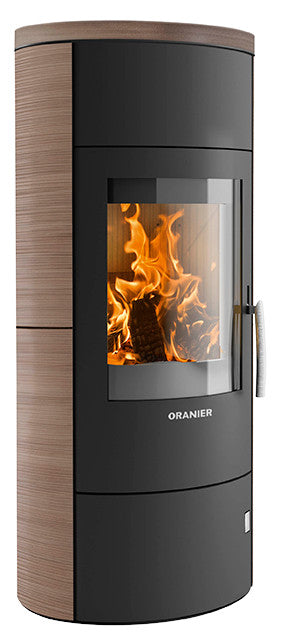 Oranier Kaminofen Polar W+ 2.0 Stahl Schwarz, Keramik Grappa | klimaworld.com