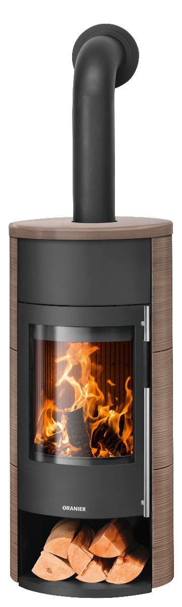 Oranier Kaminofen Polar Neo W+ Stahl Schwarz, Keramik Grappa | klimaworld.com