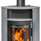 Oranier | Kaminofen | Polar Neo Eck | 6,5 kW | Stahl Schwarz, Speckstein