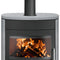 Justus | Kaminofen | Agero 2.0 | 7 kW | Stahl Schwarz, Speckstein