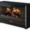 Oranier | Kaminofen | Ziva XL | 8 kW | Stahl Schwarz | Fuß-Set Metall