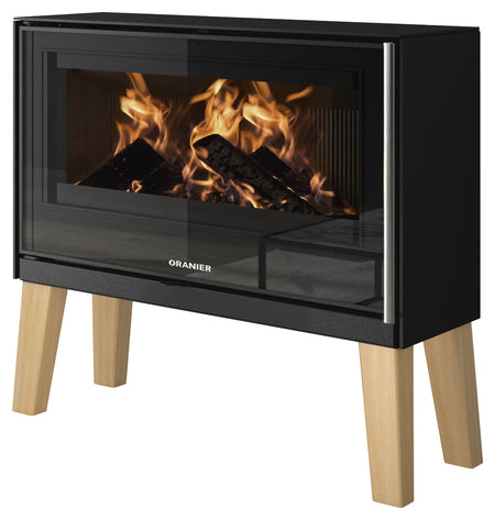 Oranier Kaminofen Ziva XL auf Fuß-Set Buche | klimaworld.com
