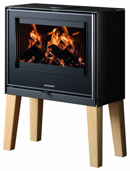 Oranier Kaminofen Ziva Cook inkl. Fuß-Set Buche | klimaworld.com