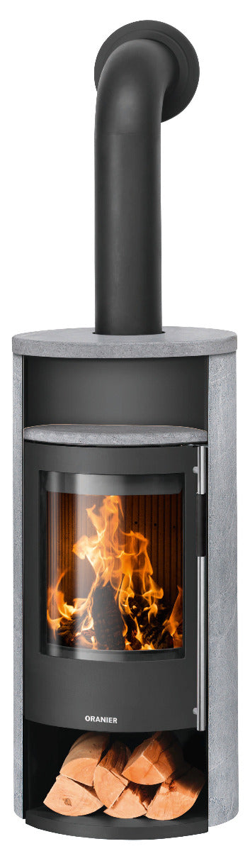 Oranier Kaminofen Polar Neo 4 Stahl Schwarz, Speckstein | klimaworld.com