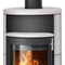 Oranier | Kaminofen | Polar Neo 4 | 5 kW | Schwarz, Keramik Seidenweiß