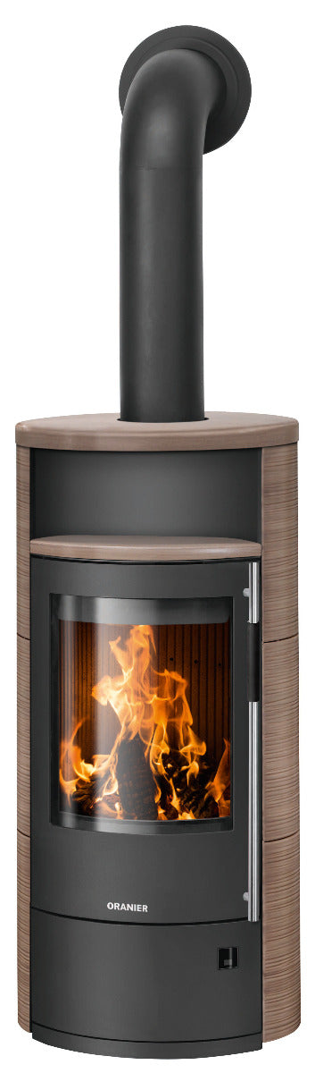 Oranier Kaminofen Polar Neo 4, Stahl Schwarz, Keramik Grappa | klimaworld.com