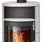 Oranier | Kaminofen | Polar Neo 8 | 8 kW | Schwarz, Seidenweiß