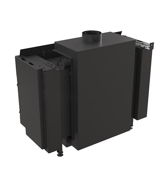Gaskamin Kamineinsatz LEO 100 mit 11 kW hinten
