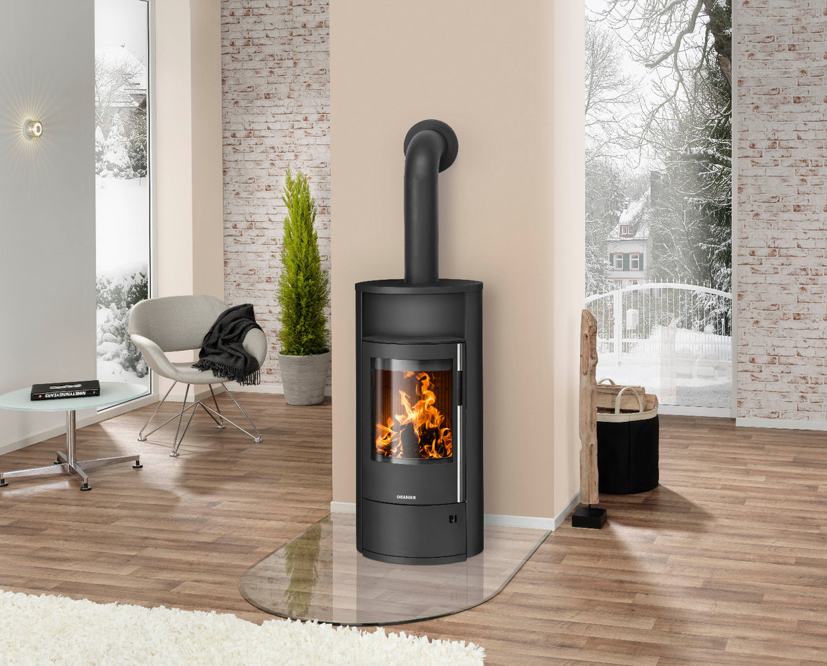 Oranier Kaminofen Polar Neo 6, Stahl Schwarz | Ambiente | klimaworld.com