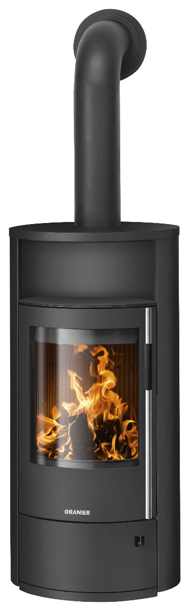 Oranier Kaminofen Polar Neo 6, Stahl Schwarz | Holzfach geschlossen | klimaworld.com