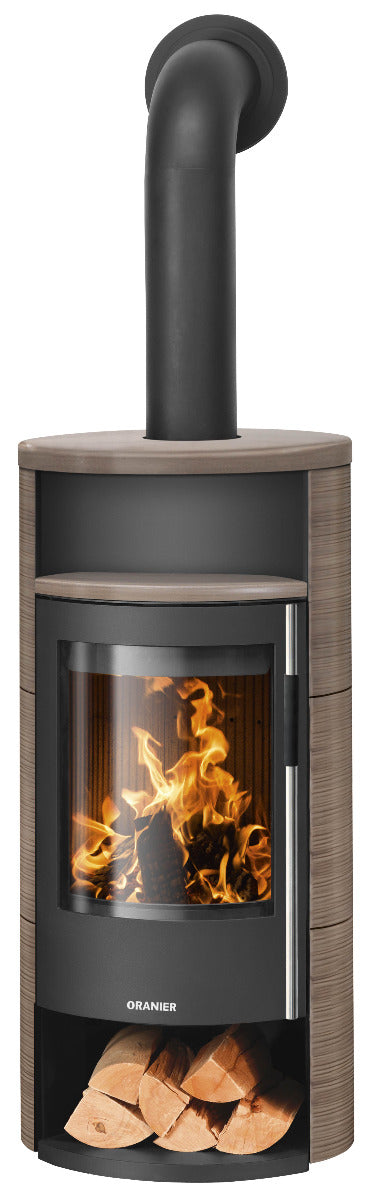Justus Kaminofen Polar Neo 6, Stahl Schwarz, Keramik Grappa | klimaworld.com