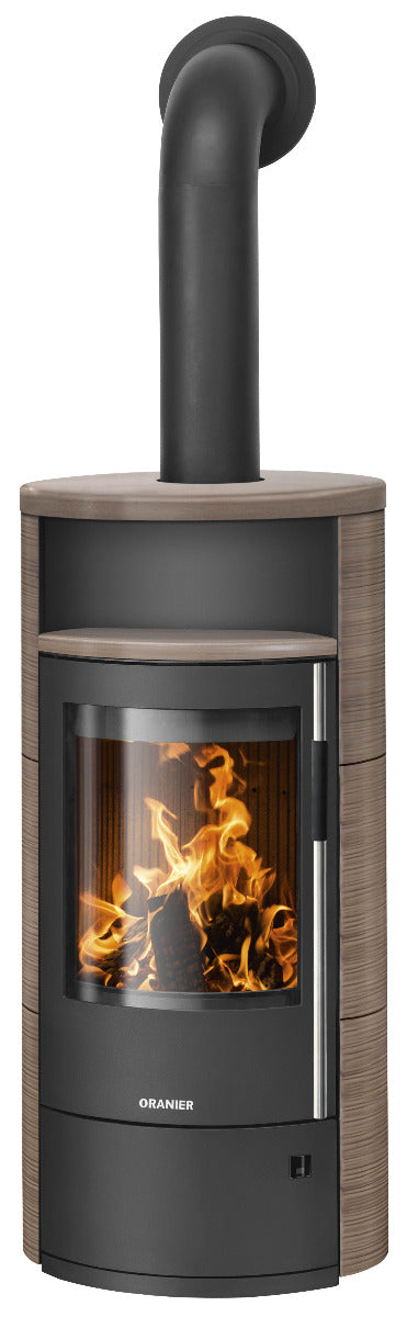 Justus Kaminofen Polar Neo 6, Stahl Schwarz, Keramik Grappa | klimaworld.com