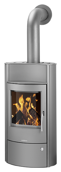 ORANIER | Pori 7 | Kaminofen | 6.5 kW | Gussgrau |