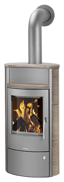 ORANIER | Pori 7 | Kaminofen | 6.5 kW | Gussgrau |Grappa
