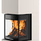 Oranier | Heizkamin | Club Tre II Sintered Stone | 8 kW | Seidenweiß