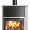Oranier | Kaminofen | Feras W+ | 7 kW | Stahl Schwarz, Speckstein