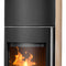 Justus | Kaminofen | Faro Aqua 2.0 | 8,5 kW | Stahl Schwarz, Sandstein